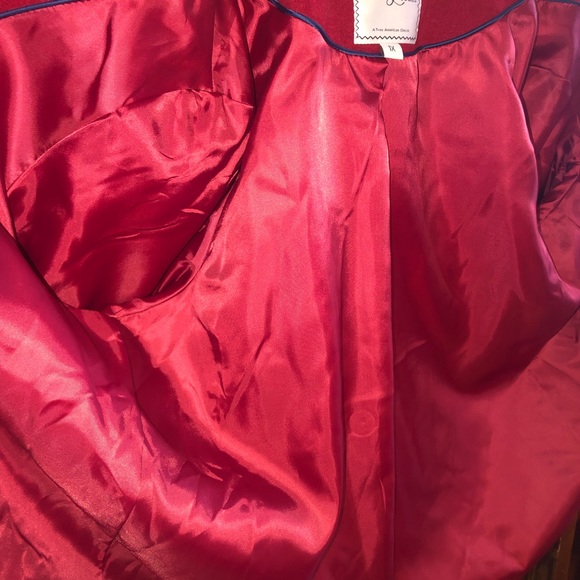 Women’s Red Larry Levine coat - Picture 7 of 10